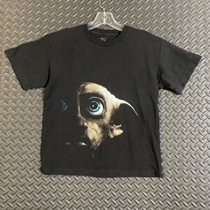 Wizarding World Harry Potter Dobby Big Face Graphic Black T-Shirt Kids Medium‎